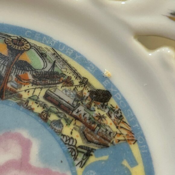 Seattle World's Fair Small Ceramic Souvenir Plate - Picture 12 of 12